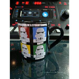 Star Wars Expressions Of A Stormtrooper 14 oz. Ceramic Black Mug